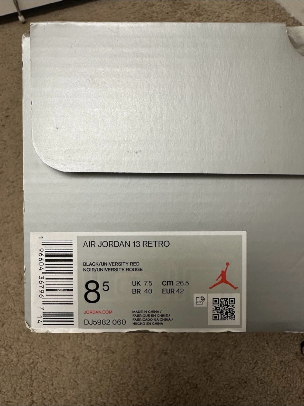 Nike Air Jordan 13 Retro Size 8.5 – Used – Clean Condition - Picture 8 of 8